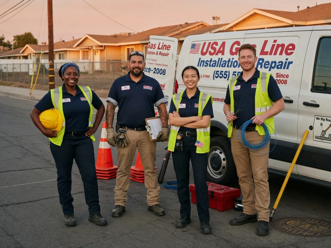 Gas Line Installation company in Hamburg, LA